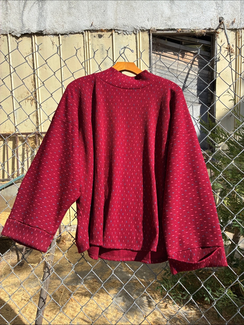 Free People Set The Mood NWT Top Only Size S Oversized